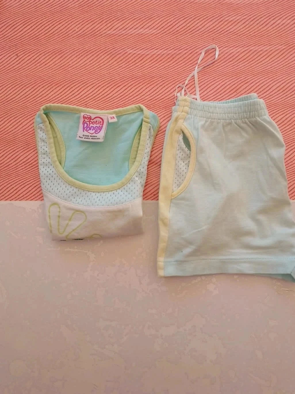 Pyjama short 3ans mon petit poney